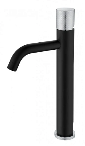 Смеситель для раковины Boheme Stick black touch chrome - фото 3