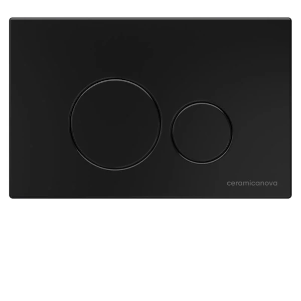 Унитаз с инсталляцией Ceramica Nova Metropol кнопка черная CN4002MB_1001B_1000 (детальная фотография), с инсталляцией index_2