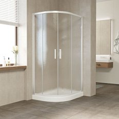 Душевой уголок стекло шиншилла Vegas-glass ZS-F 110х90 02