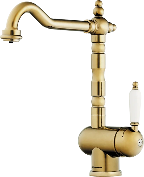 Смеситель для кухни Omoikiri Kyoto 2 Plus-G золото 4994353 (детальная фотография)