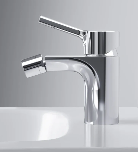 Смеситель для биде Am.Pm X-Joy с донным клапаном хром F85B83100 (детальная фотография), недорогие, с донным клапаном