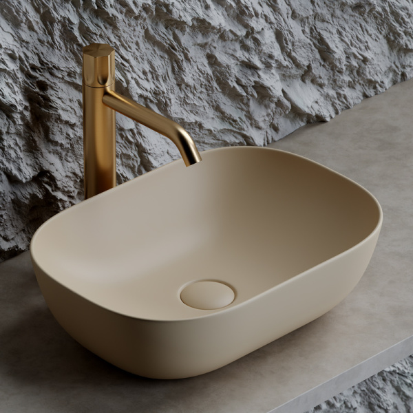 Раковина Ceramica Nova Element 45 см капучино CN6009MC (детальная фотография), современные, hi-tech