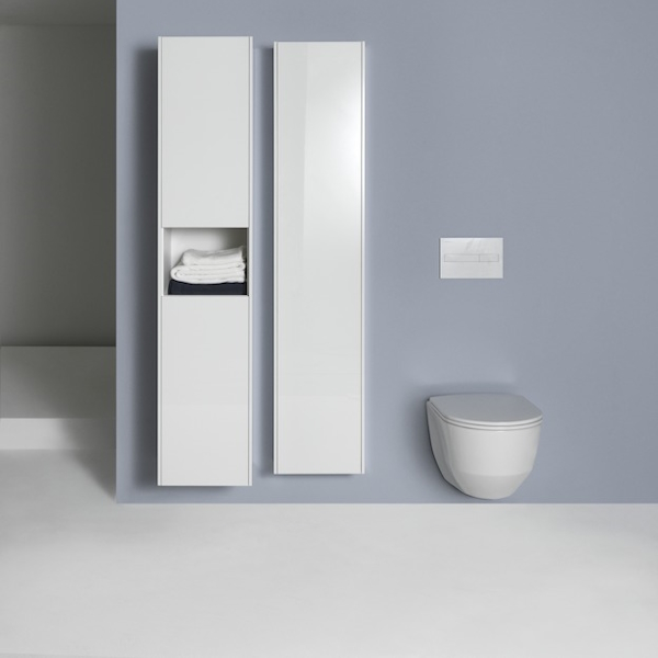 Унитаз подвесной Laufen Pro с горизонтальным выпуском c покрытием LCC 8.2095.6.400.000.1 (детальная фотография), без бачка, со скрытым бачком