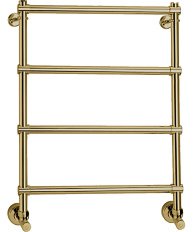 Полотенцесушитель водяной Margaroli Sole 442, 4 секции матовое золото