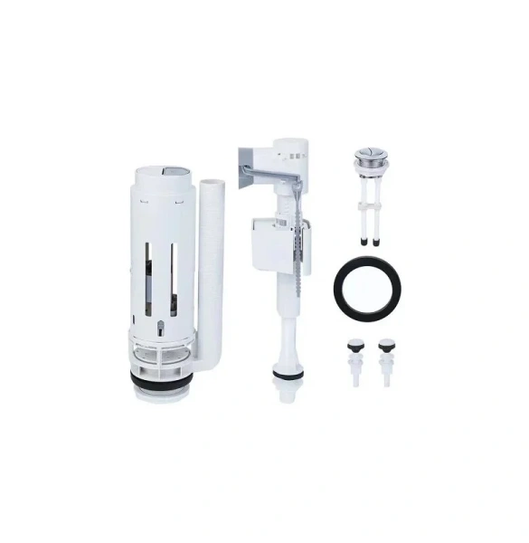 Унитаз компакт Акватек Амадео с сиденьем AQ2914-00 (детальная фотография), белые