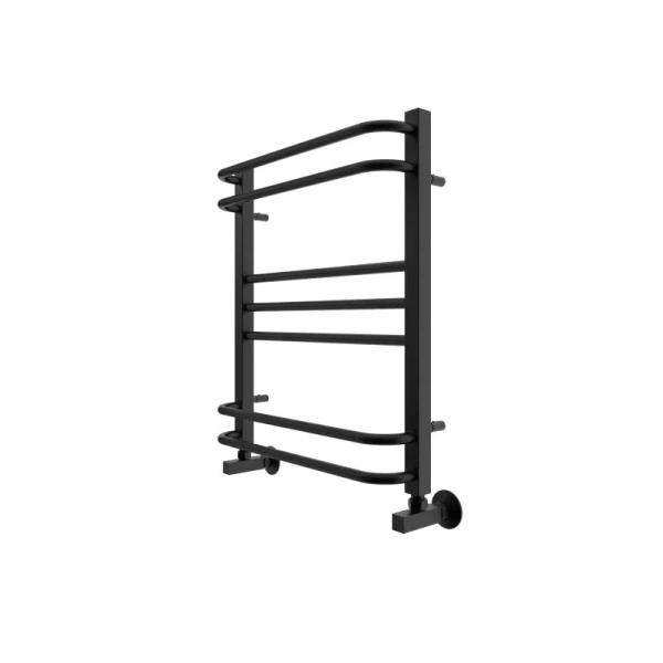 Полотенцесушитель водяной Акватек Бетта 50x60 см черный муар AQ KRC0760BL (детальная фотография), черный