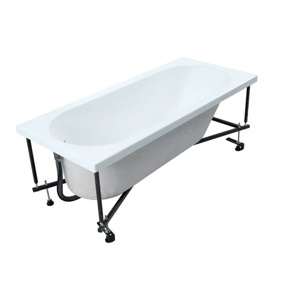 Ванна акриловая Aquanet Lotos, 170 х 75 см, цвет белый, 309624 00309624 (детальная фотография), без гидромассажа, недорогие