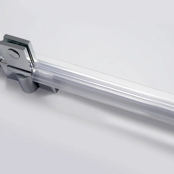 Душевой уголок WasserKRAFT Leine 90х90 см профиль хром 35P11 (детальная фотография), с низким поддоном