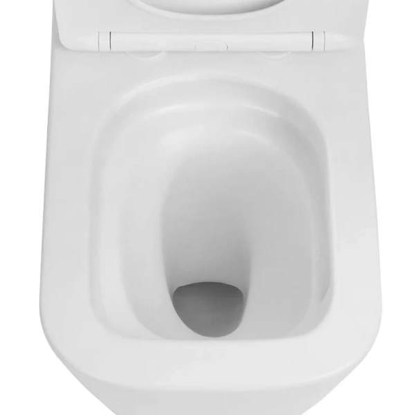 Унитаз компакт Abber Rechteck AC1210TM безободковый (детальная фотография), в наличии, нет в наличии