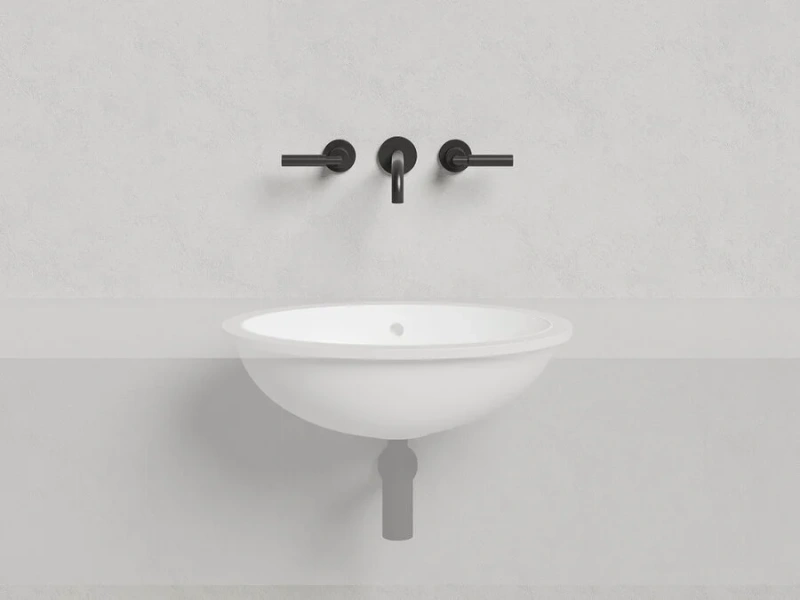 Раковина Salini Marea 12 109 56,5 см окраска по RAL полностью 1101109MF (детальная фотография), из камня