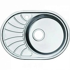 Мойка для кухни IDDIS Suno 65 см чаша слева шелк