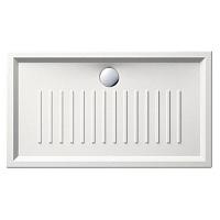 Душевой поддон с антискользящим рельефом в керамике GSI H6