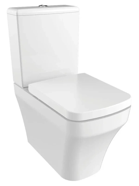 Унитаз компакт Creavit Solo SO361-11CB00E-0000 безободковый (детальная фотография)