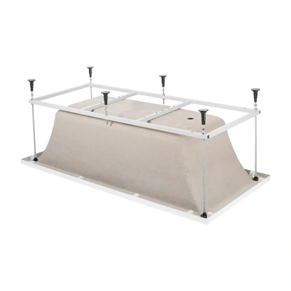 Ванна акриловая Berges Feya 150x70 см с каркасом 050013 (детальная фотография), без гидромассажа, недорогие, маленькие, глубокие