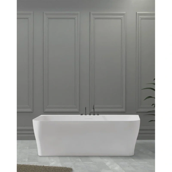 Ванна из искусственного камня Abber Stein 170х80 см прямоугольная AS9616 (детальная фотография), искусственный камень