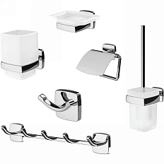 Набор аксессуаров для ванной Am.Pm Gem хром