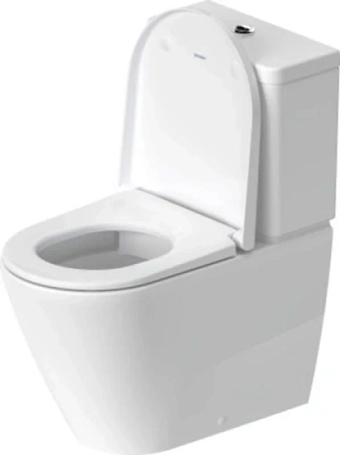 Чаша для унитаза-компакта Duravit Rimless D-Neo напольная - фото 1
