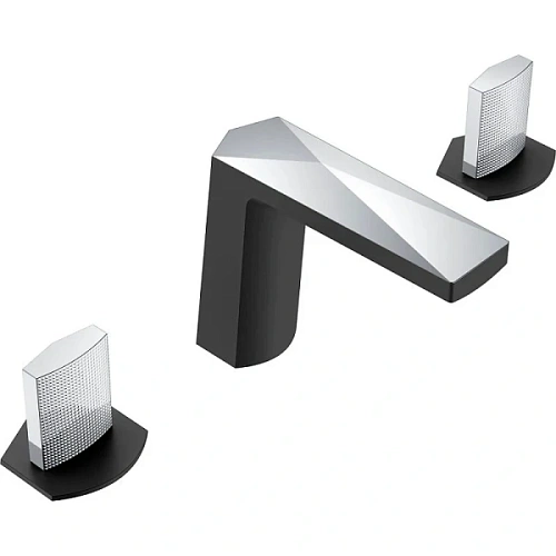 Смеситель для раковины Boheme Venturo черный хром - фото 6