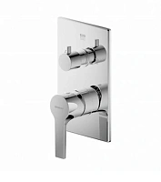 Смеситель встраиваемый в стену, три функции Bravat Prolate P69218CP-3-ENG