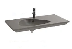 Раковина Jacob Delafon Nouvelle Vague 81 см серая