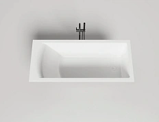 Ванна из искусственного камня Salini Cascata Kit 170x75 см белый матовый