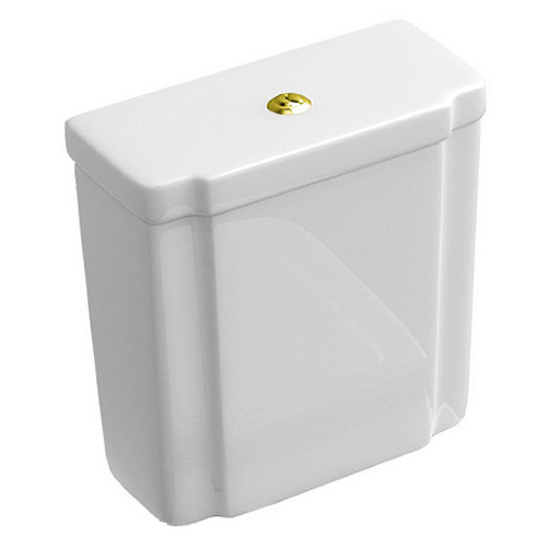 Бачок для унитаза Villeroy & Boch Hommage ярко-белый, с покрытием CeramicPlus 772116R2 (детальная фотография)