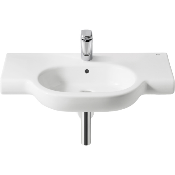 Раковина Roca Meridian-N 327240000 (детальная фотография), подвесные, на полупьедестал, на пьедестал, пристенные