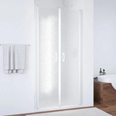 Душевая дверь стекло шиншилла Vegas-glass E2P 90 02