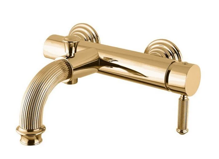Смеситель для ванны Cezares Olimp золото 24 карат OLIMP-VM-03/24-L (детальная фотография)