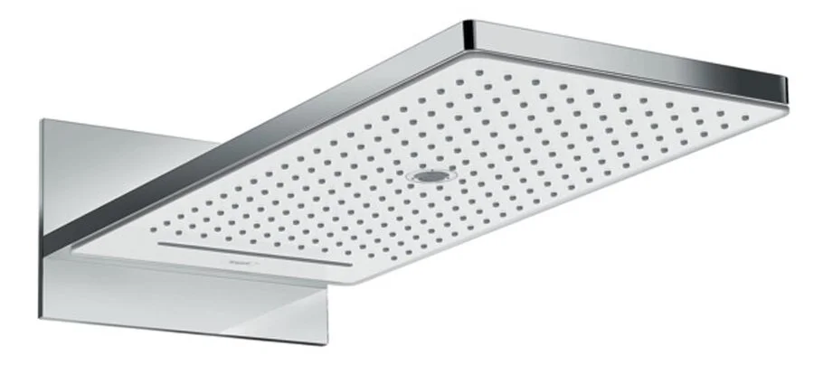 Верхний душ Hansgrohe Rainmaker Select 24011400 с тремя типами струи (детальная фотография)