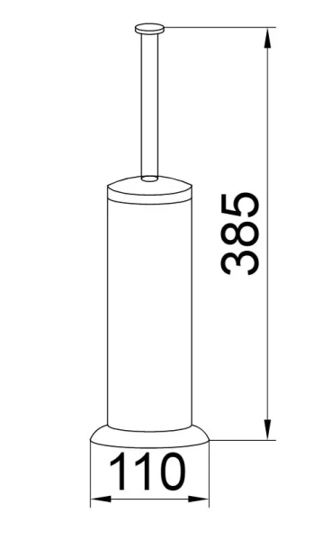 Ершик Boheme Chiaro хрусталь 10519 (детальная фотография), классические, ретро, декорированные