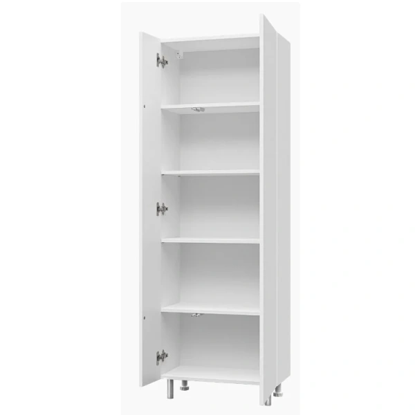 Шкаф-пенал напольный Misty Лира 60 см универсальный П-Лир0501-01Л (детальная фотография), пристенные, высокие