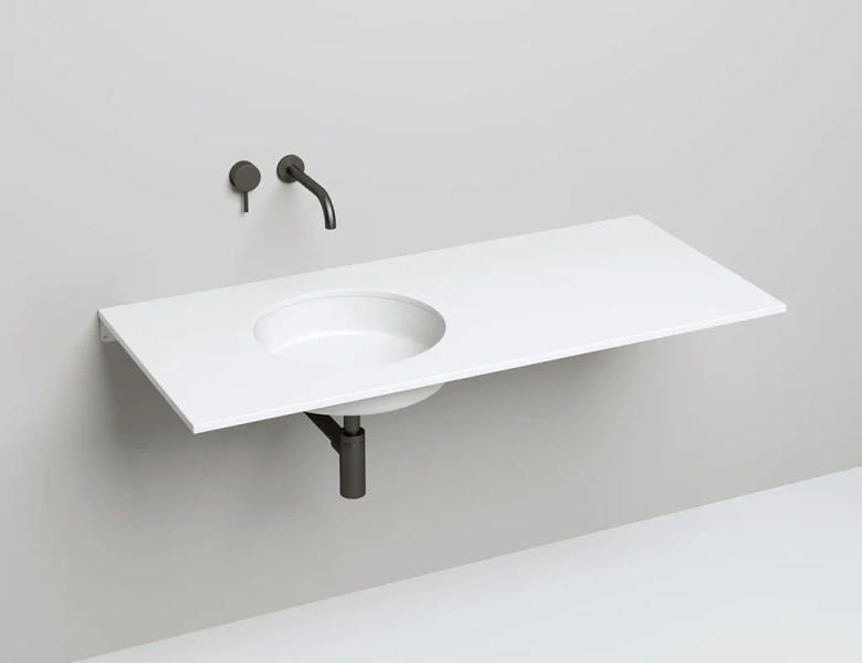 Раковина Salini Marea 04 42 см встраиваемая 1802204M (детальная фотография), белые