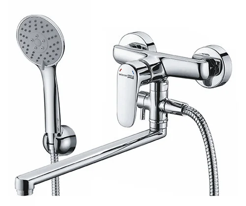 Смеситель для ванны WasserKRAFT Vils хром 5602L (детальная фотография)