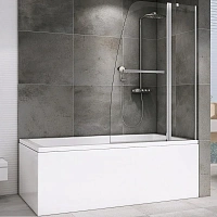 Шторка для ванны Abber Ewiges Wasser 100x140 см распашная