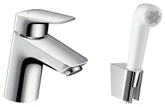 Смеситель с гигиеническим душем Hansgrohe Logis однорычажный