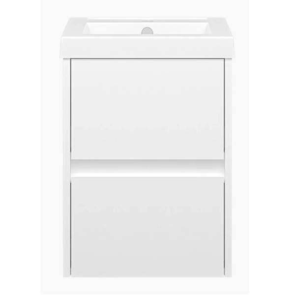 Тумба под раковину подвесная Misty Алиса 40 см 2 ящика Э-Али01040-011П2Я (детальная фотография)