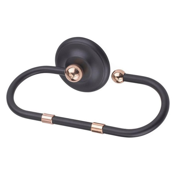 Полотенцедержатель, цвет бронза, Art&Max Sophia AM-2146-Nero/Br (детальная фотография)