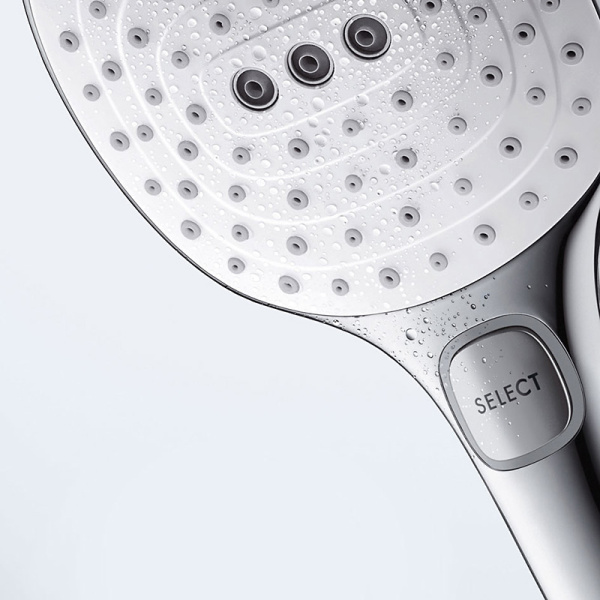 Душевой гарнитур Hansgrohe Raindance Select E белый/хром 26620400 (детальная фотография), душевые гарнитуры