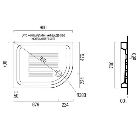 Схема (детальная фотография), полукруглые, четверть круга, асимметричные