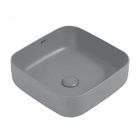 Раковина Abber Rechteck 38,5 см серая матовая