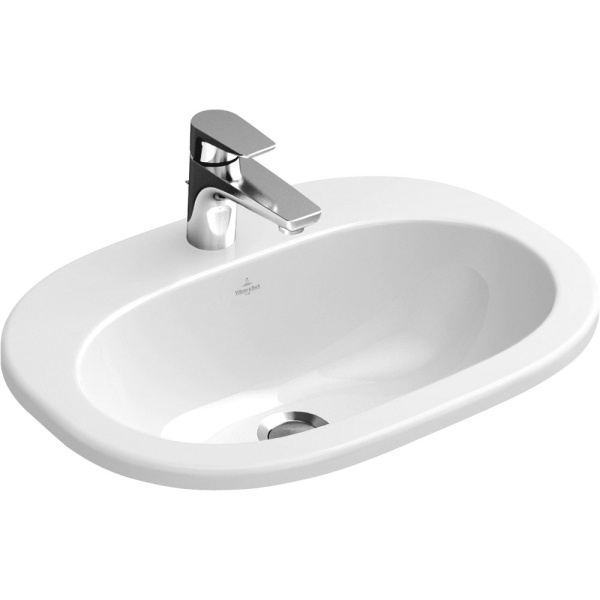 Раковина Villeroy & Boch O.novo 56 см с покрытием CeramicPlus 416156R1 (детальная фотография)