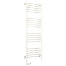 Полотенцесушитель электрический левый, цвет белый перемычка прямая Сунержа Богема 2.0 1200х400