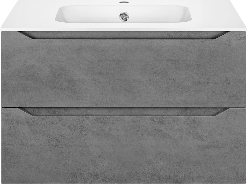 Тумба под раковину подвесная Vincea Norma 80,7 см Beton VMC-2N800BT (детальная фотография)