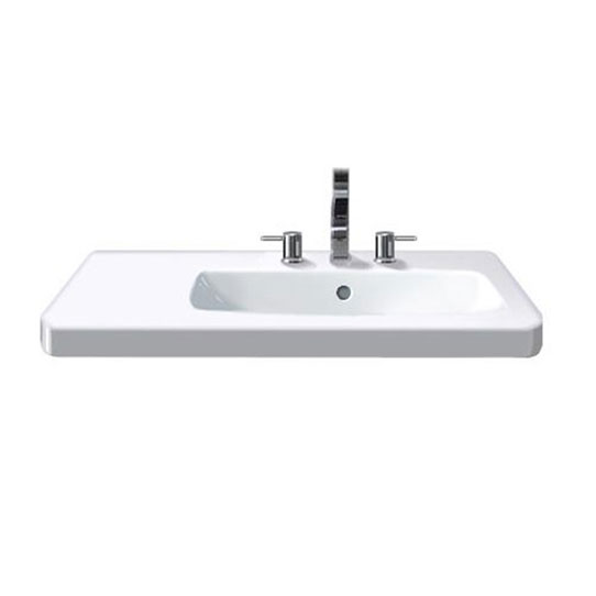 Раковина со столешницей Duravit Durastyle 232580, 232680 (детальная фотография), белые