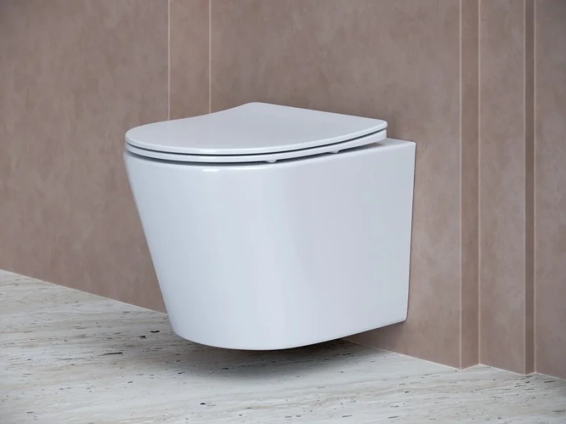 Унитаз с инсталляцией Ceramica Nova Balearica кнопка хром CN6000_1002CH_1000 (детальная фотография) index_2