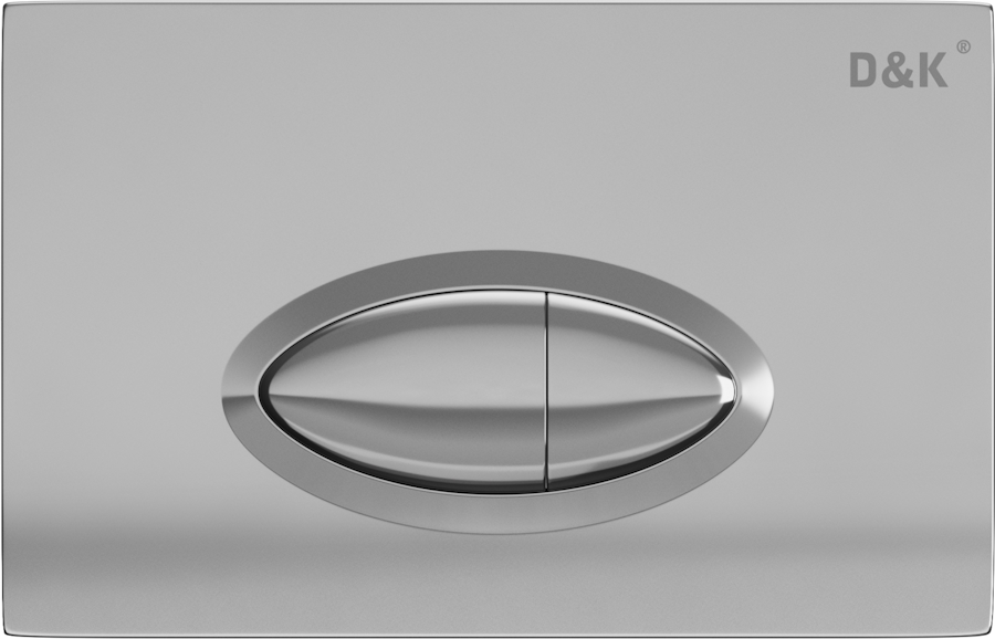 Клавиша смыва D&K Rhein.Marx хром DB1399001 (детальная фотография)