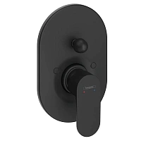 Смеситель для душа Hansgrohe Rebris черный матовый