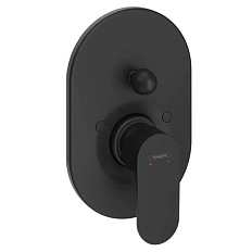 Смеситель для душа Hansgrohe Rebris черный матовый