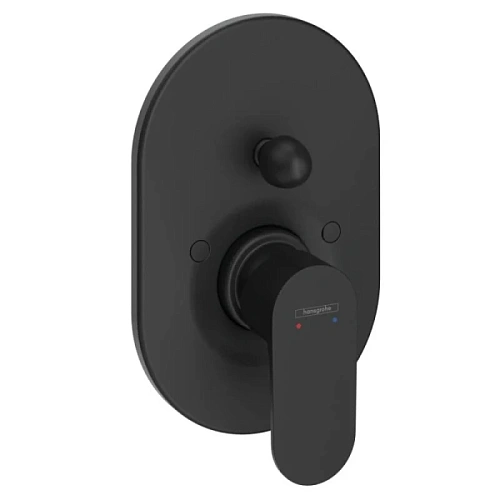 Смеситель для душа Hansgrohe Rebris черный матовый - фото 2